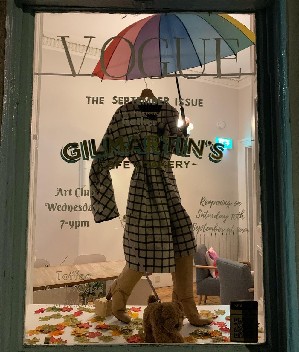 Vogue window display