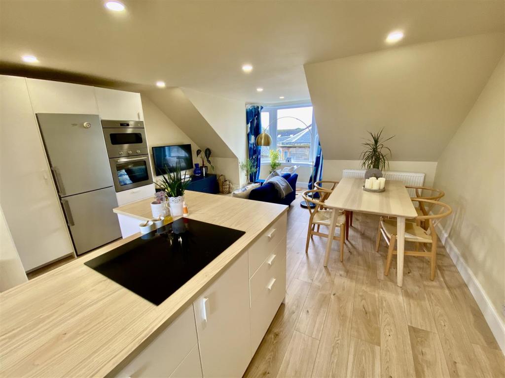 Kitchen and living area